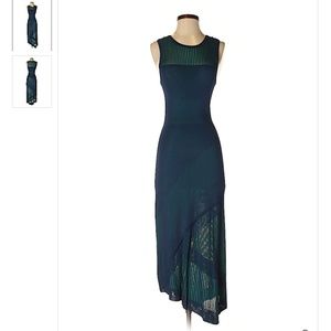 Ohne Titel Midi Teal Dress Size S